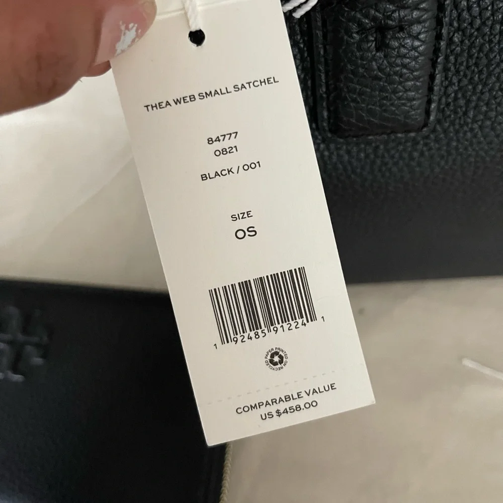 New Tory burch thea black satchel 🖤 - Picture 6 of 11